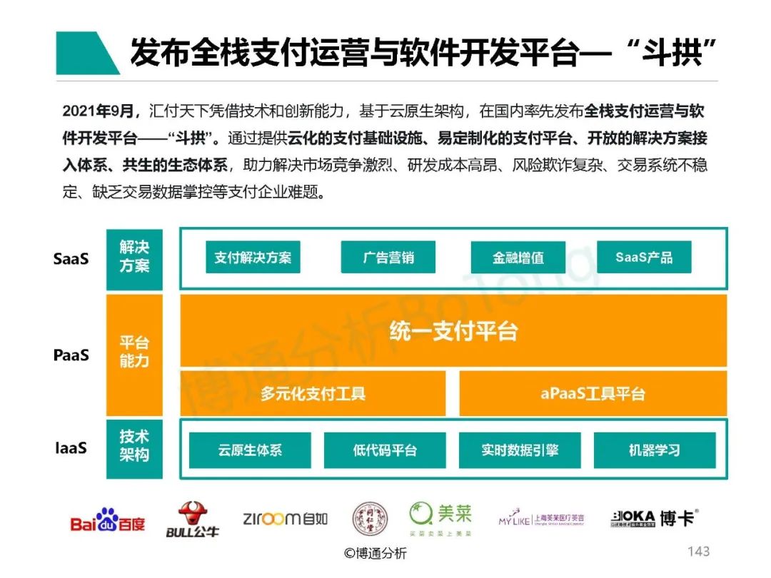 汇付数字化实践与“斗拱”成亮点案例，《非银行支付行业年度专题分析2022》正式发布(图2)